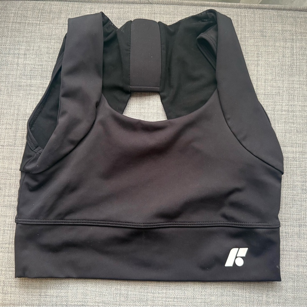Forme Black Sports Posture Bra with Back Support
